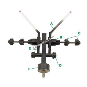 2-head Leno Selvedge Tensioner Frame for Textile Machinery