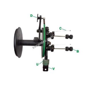 2-head Leno Selvedge Tensioner Frame L+R for Textile Machinery