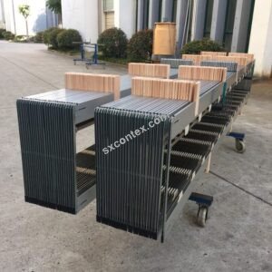 Harness frame sulzer 360cm, upper and lower beam both are aluminum 911308343